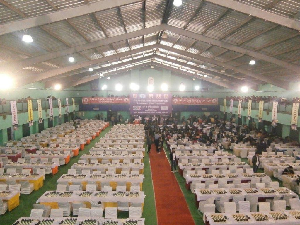 Playing Hall at the 2015 Delhi International Open